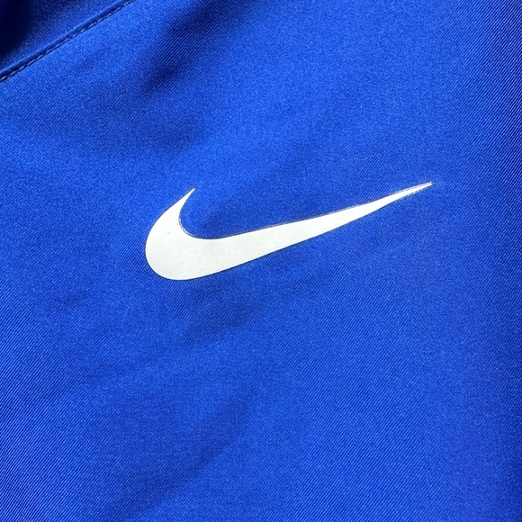 Nike Baseball Pullover Boy's Size XL Royal Blue/White Wind Resistant - Picture 2 of 7